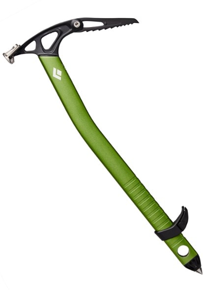 Black Diamond Venom LT Tech ice axe with ergonomic head and adjustable pommel.