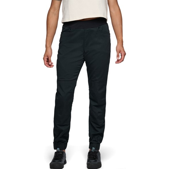 Front view of Adventure Ready Women's Hiking Pants showcasing the relaxed fit and high-rise design.