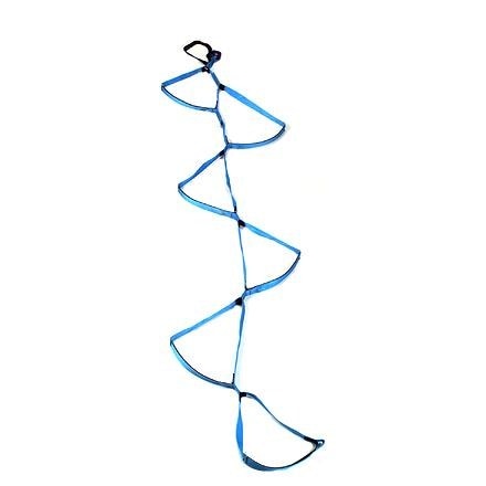 Black Diamond 6-step ladder showing reinforced step loops for outdoor climbing.