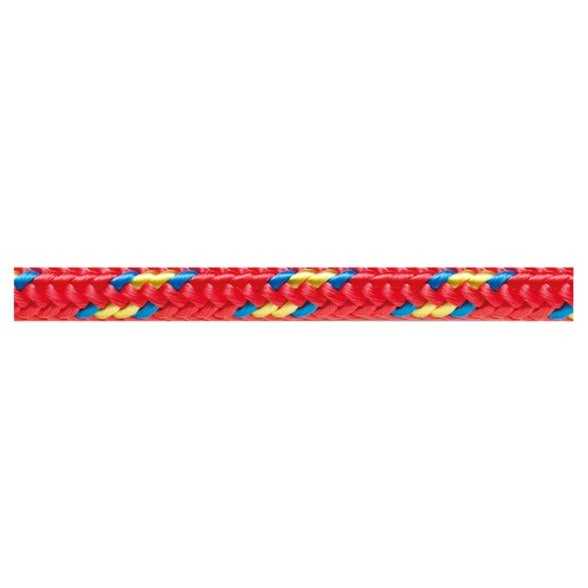 5 mm climbing accessory cord in a climbing setting showing durability