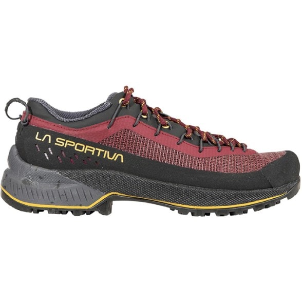 Side view of Eco-Friendly TX4 EVO ST women's approach shoes showcasing the Vibram outsole.