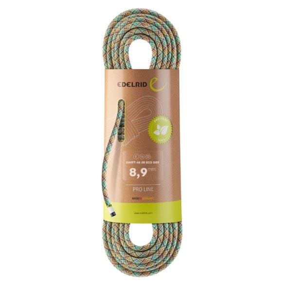 EcoSwift climbing rope in action, showcasing its lightweight design and durability.